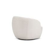 Cuddle Swivel Armchair | Cream Bouclé gallery detail image