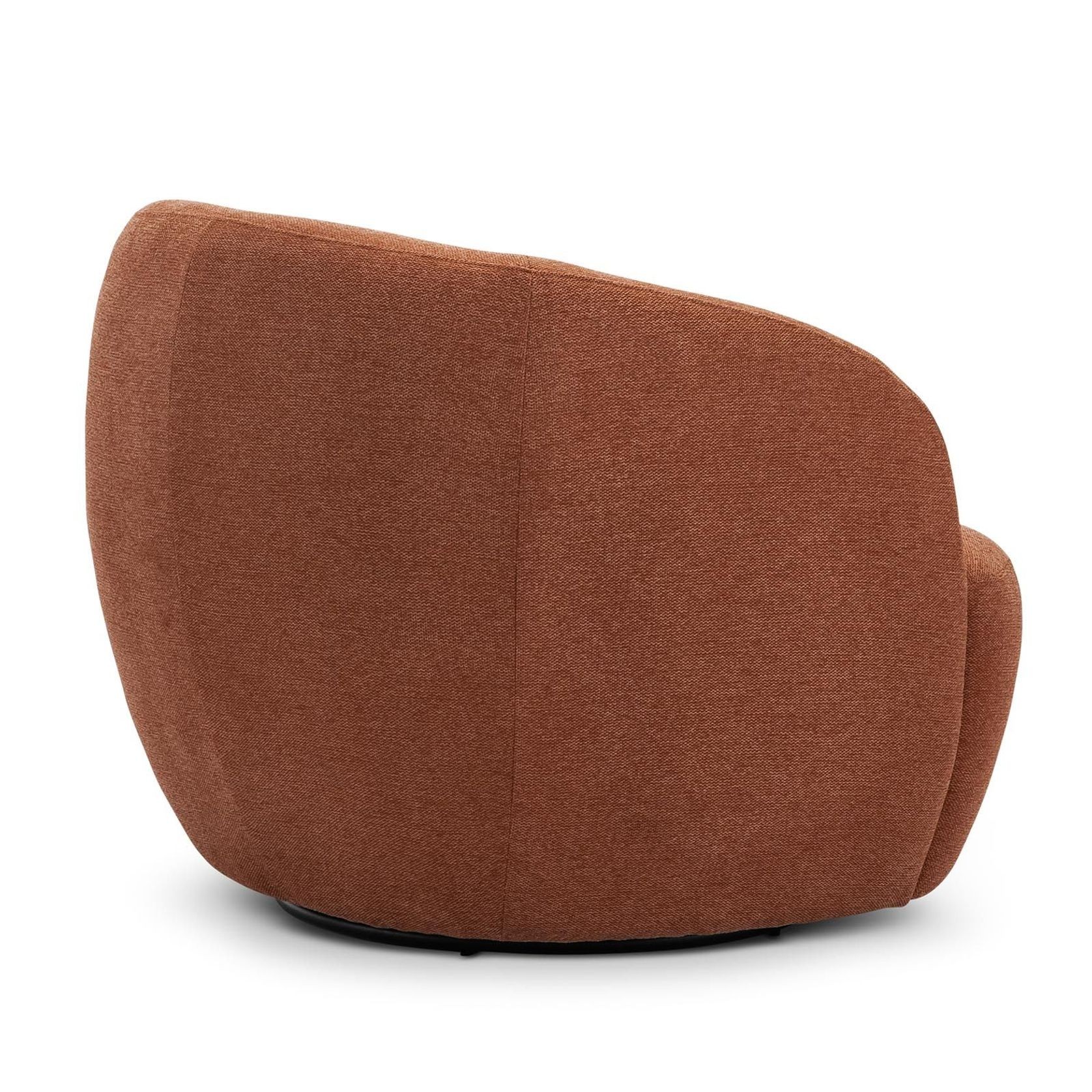 Cuddle Swivel Armchair | Rust Orange gallery detail image