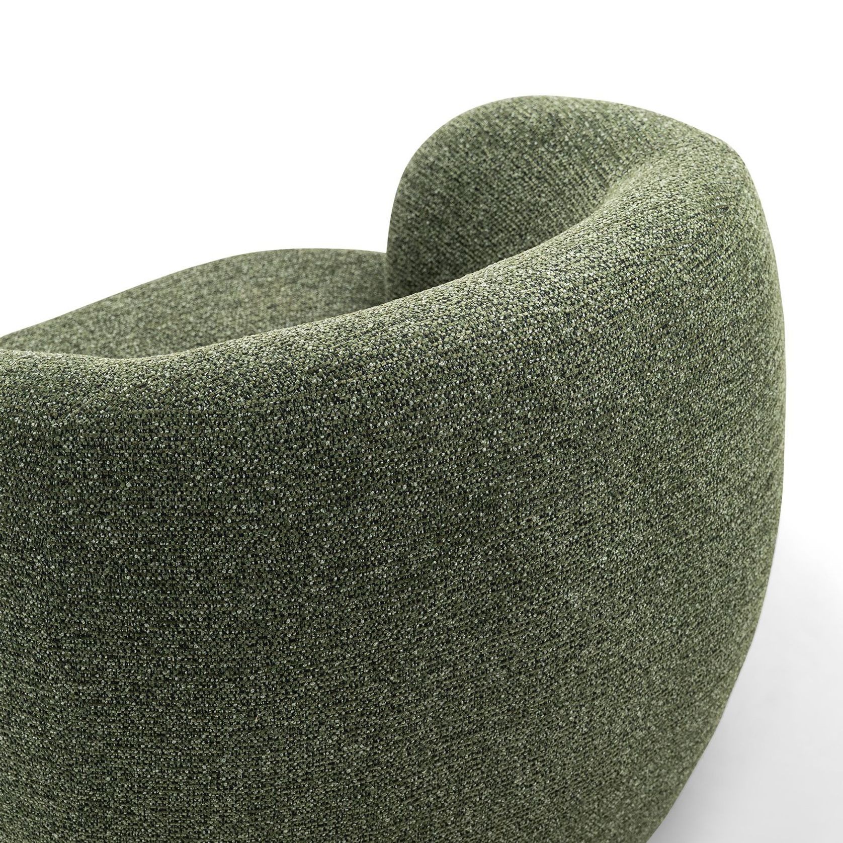 Cuddle Swivel Armchair | Moss Green gallery detail image