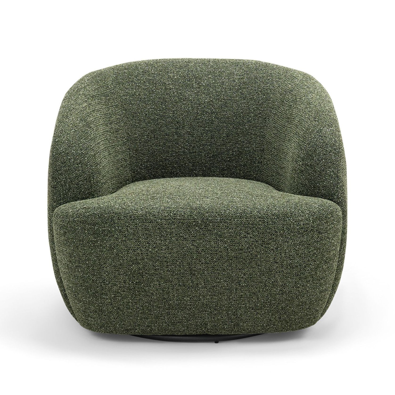 Cuddle Swivel Armchair | Moss Green gallery detail image