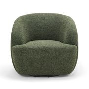 Cuddle Swivel Armchair | Moss Green gallery detail image
