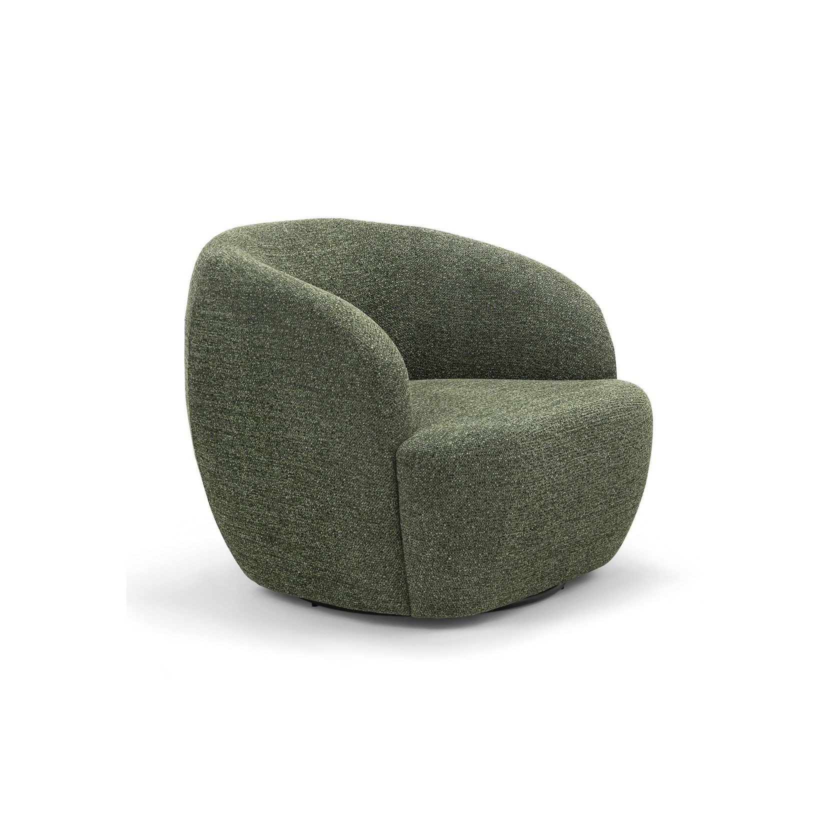 Cuddle Swivel Armchair | Moss Green gallery detail image