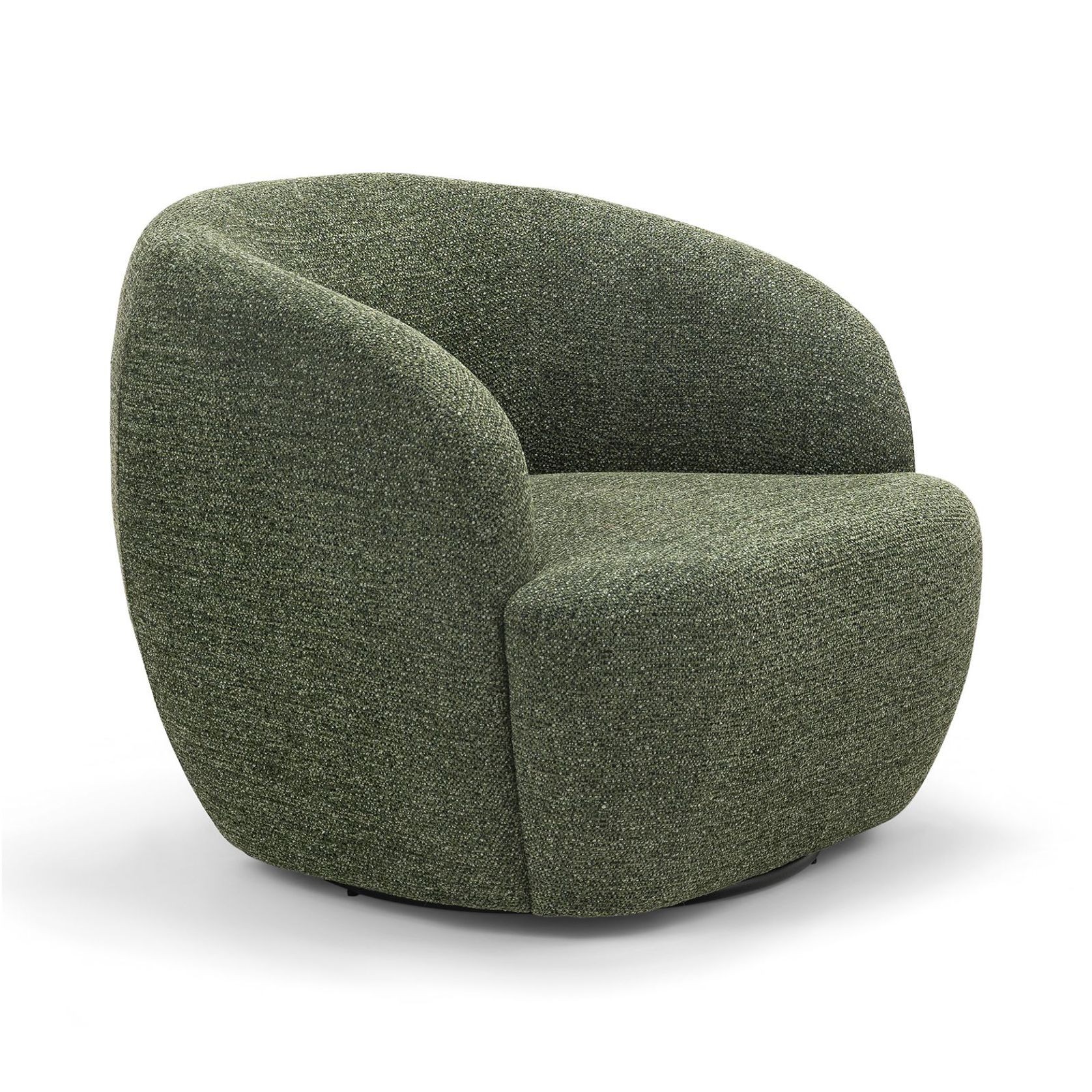 Cuddle Swivel Armchair | Moss Green gallery detail image