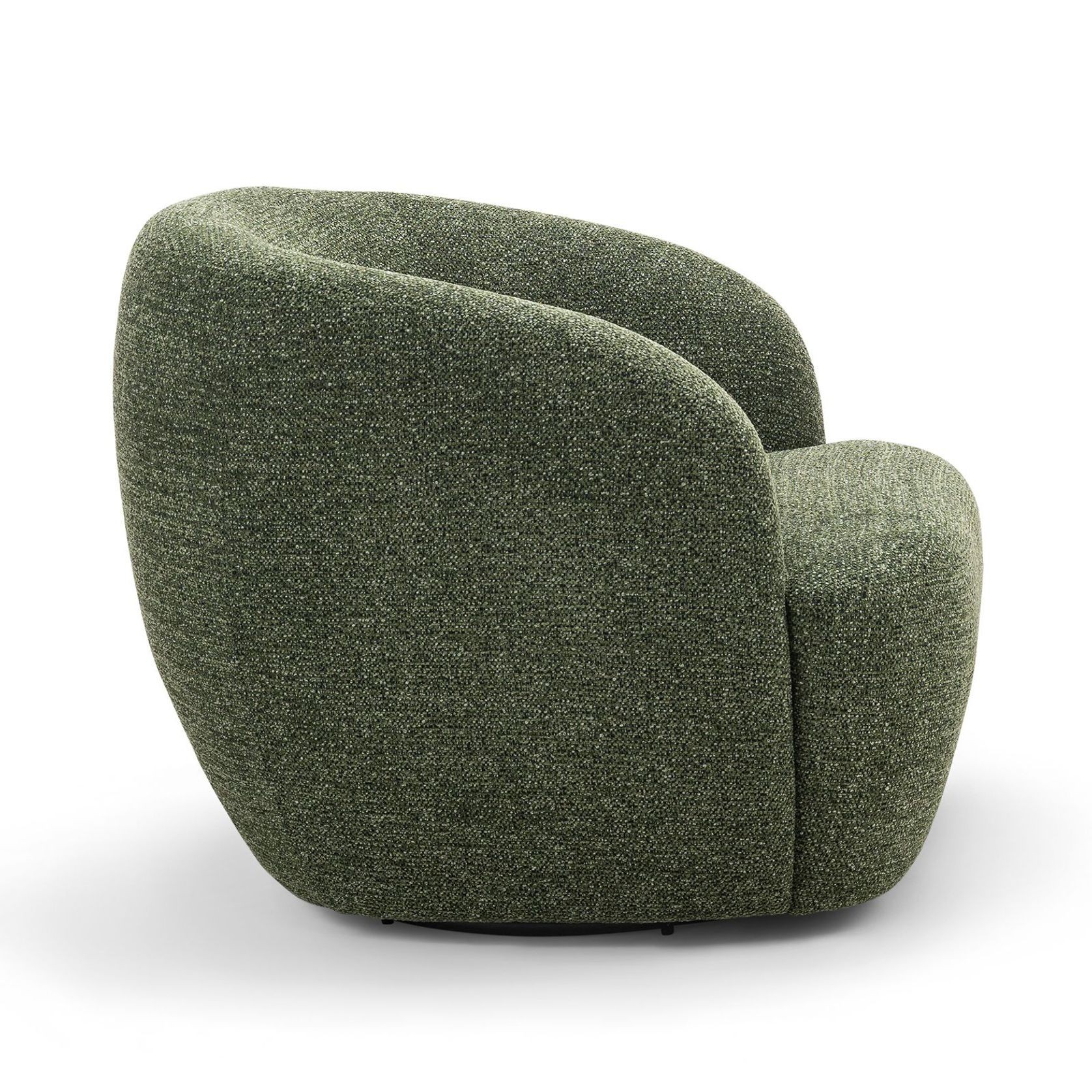 Cuddle Swivel Armchair | Moss Green gallery detail image