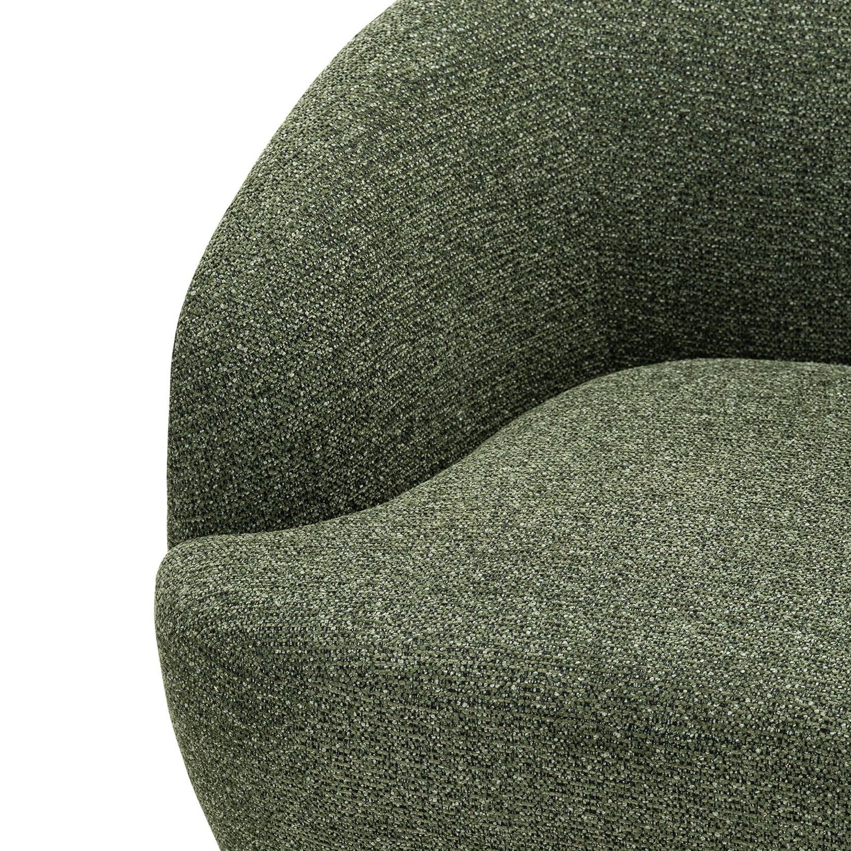 Cuddle Swivel Armchair | Moss Green gallery detail image