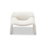 Wavee Groove Armchair | Cream Bouclé gallery detail image