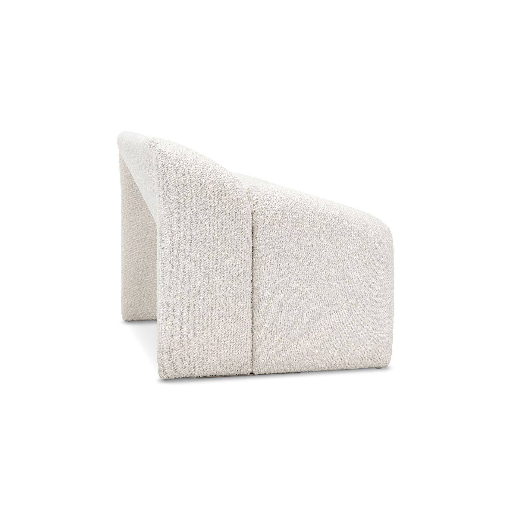 Wavee Groove Armchair | Cream Bouclé gallery detail image