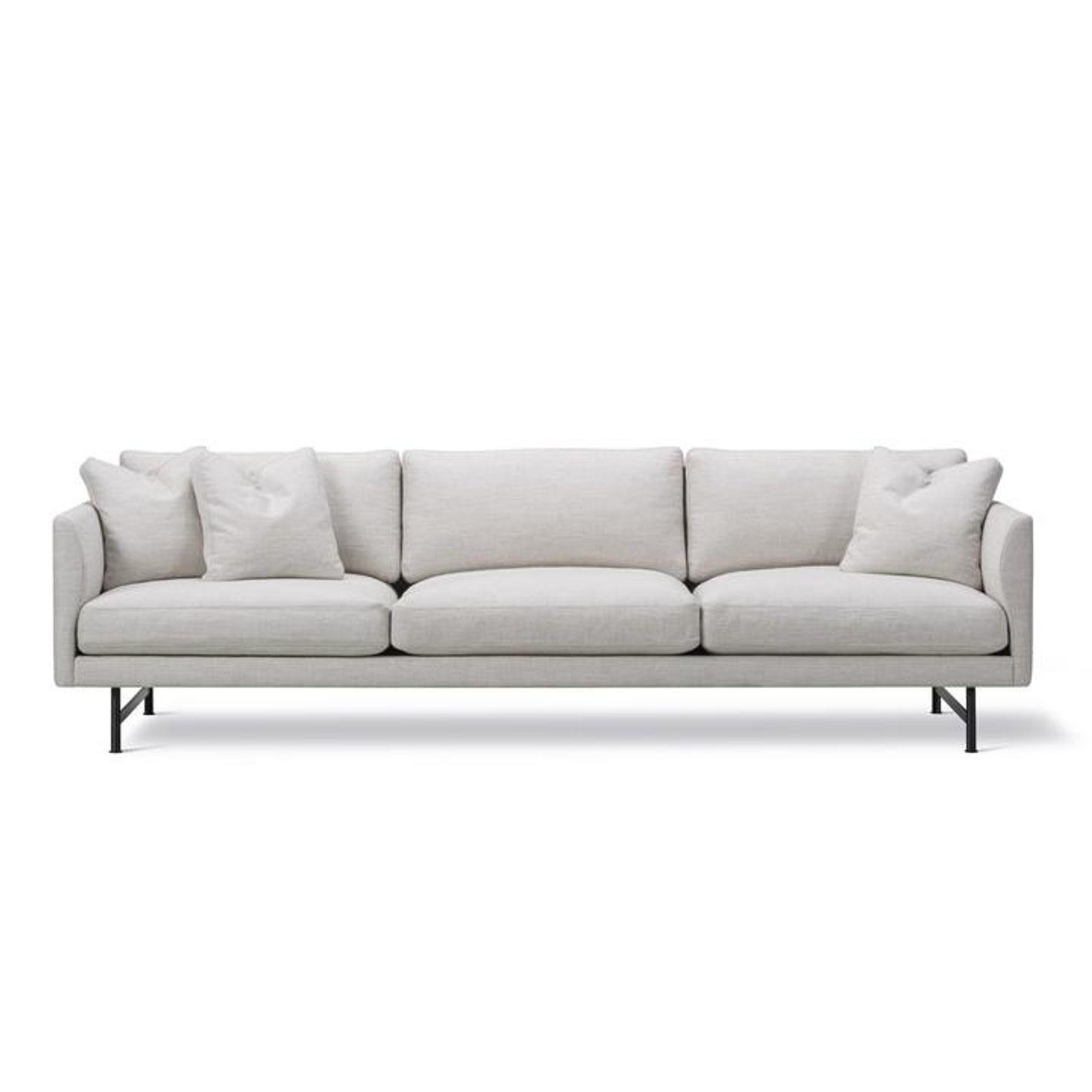 Calmo 3-seater Sofa 95 Metal by Fredericia gallery detail image