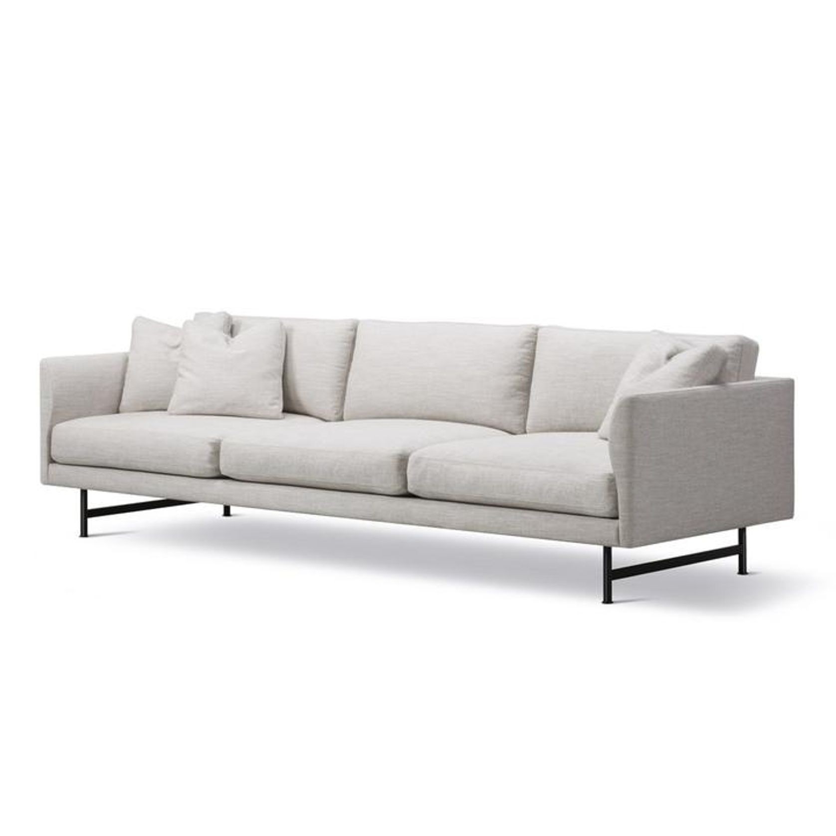 Calmo 3-seater Sofa 95 Metal by Fredericia gallery detail image