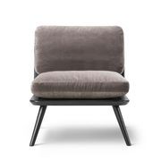 Spine Lounge Suite Chair Black Ash by Fredericia gallery detail image
