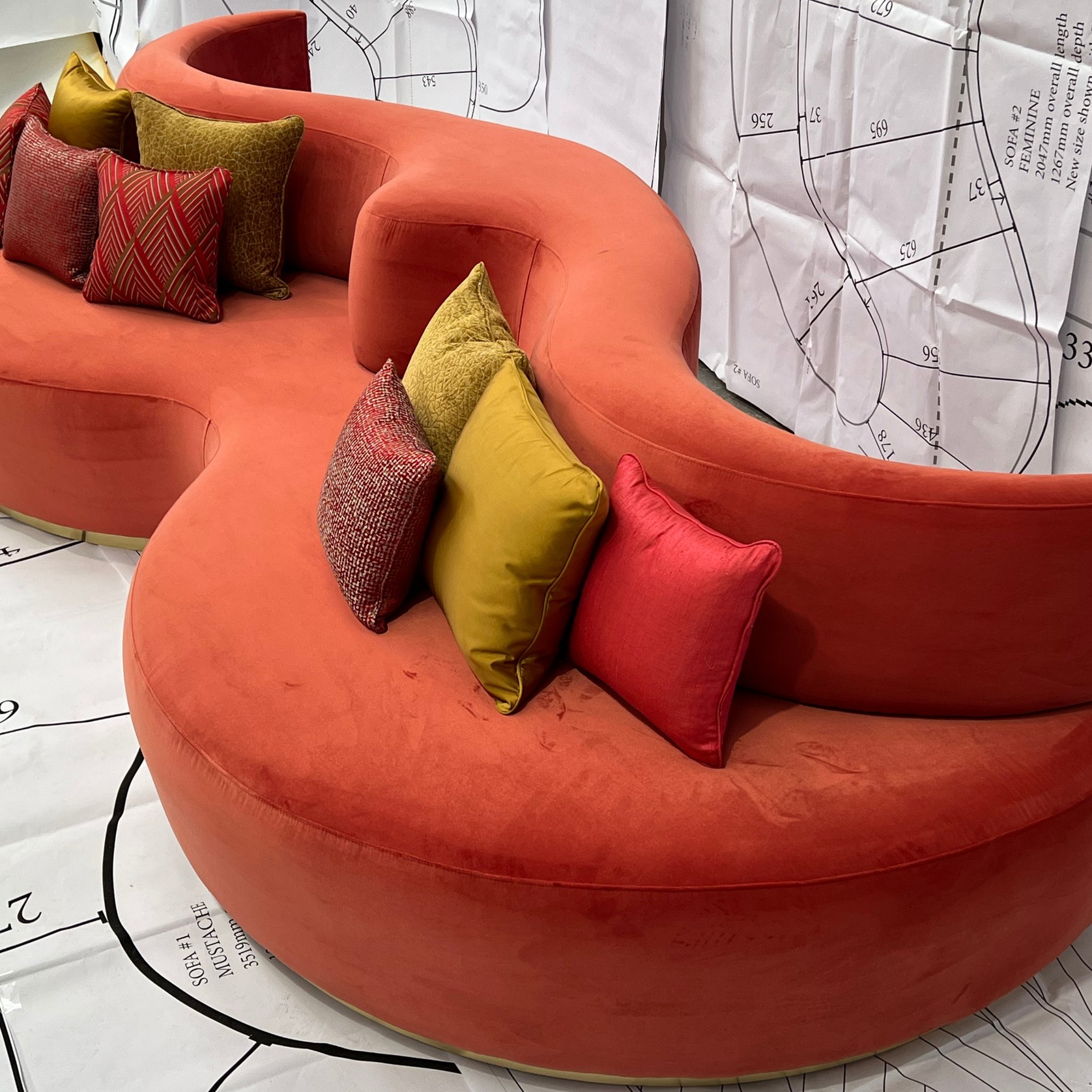 Cartier Mid Century Sofa gallery detail image