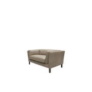 Modena Italian Leather 2 Seater Sofa - Riverstone gallery detail image