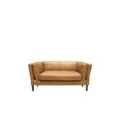 Modena Italian Leather 2 Seater Sofa - Camel gallery detail image