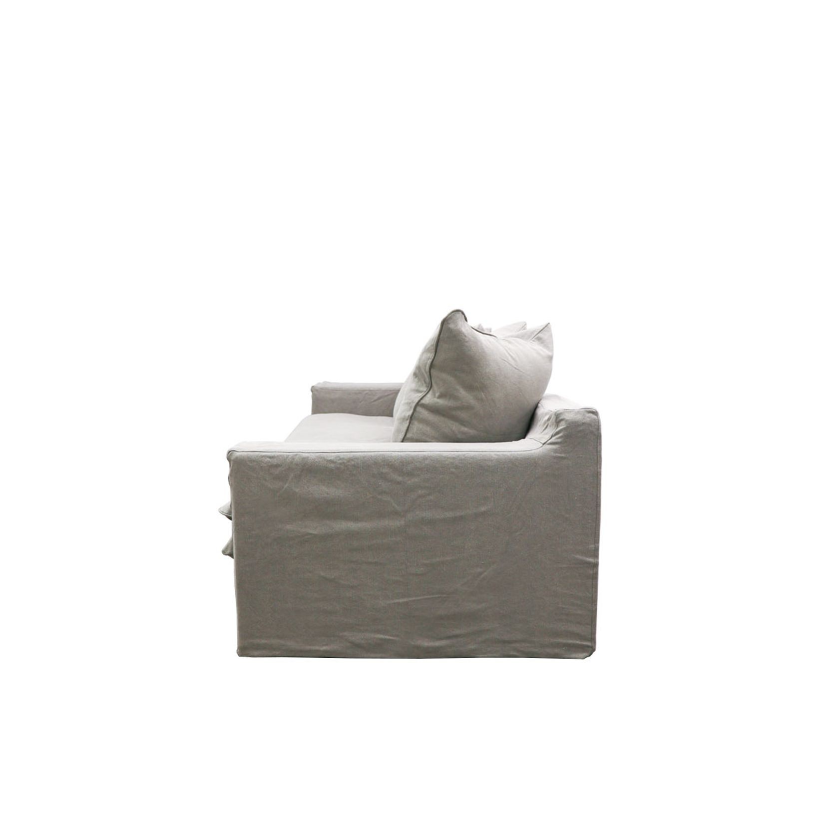 Keely Slipcover Sofa 2 Seater | Cement gallery detail image