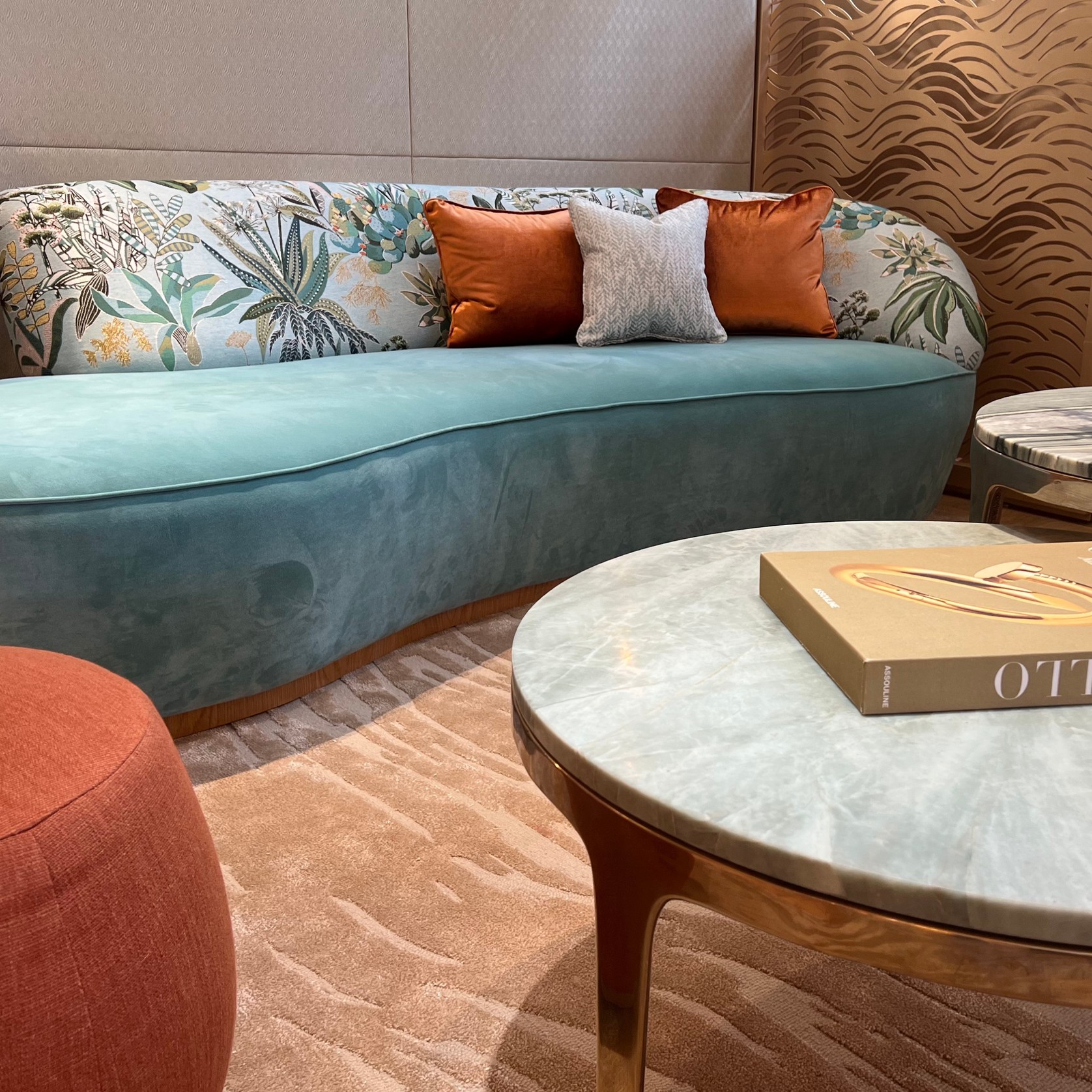 Mid Century Asymmetric Sofa gallery detail image
