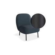 Moulon Lounge Chair - Midnight Blue gallery detail image