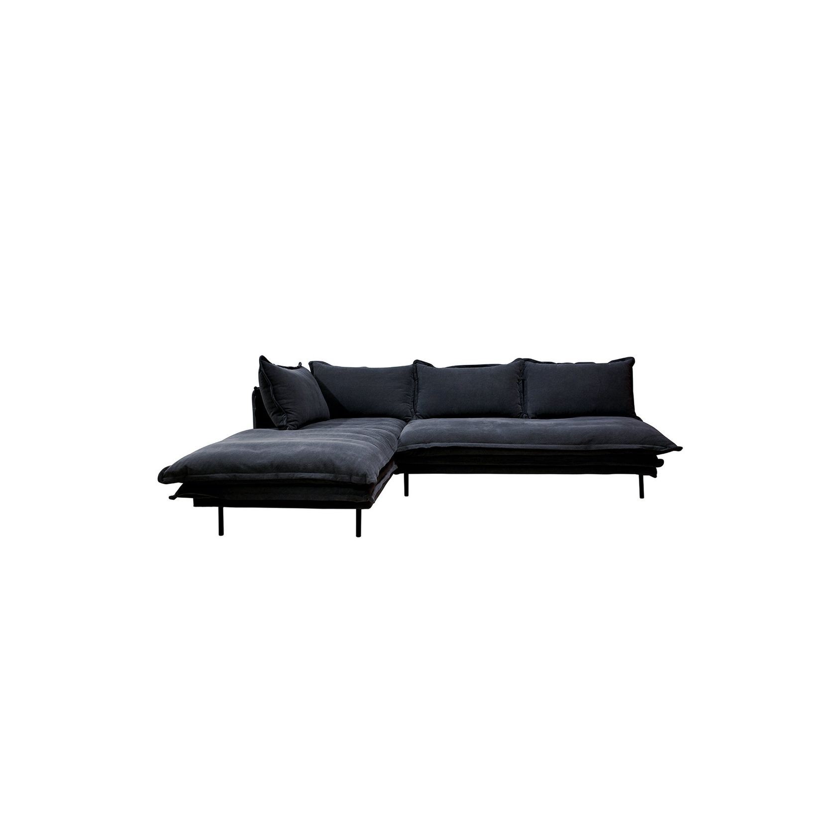 LOUIS Black Modular Sofa gallery detail image