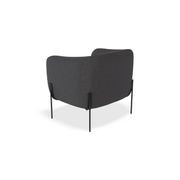 Belle Lounge Chair - Storm Grey -Brushed Matt Gold Legs gallery detail image