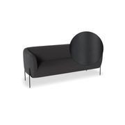 Belle 2.5 Seater Sofa -Storm Grey w Brushed Matt Bronze gallery detail image