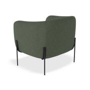 Belle Lounge Chair - Kelp Green - Matt Black Legs gallery detail image
