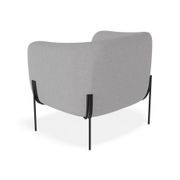 Belle Lounge Chair -Cloud Grey Brushed Matt Bronze Legs gallery detail image