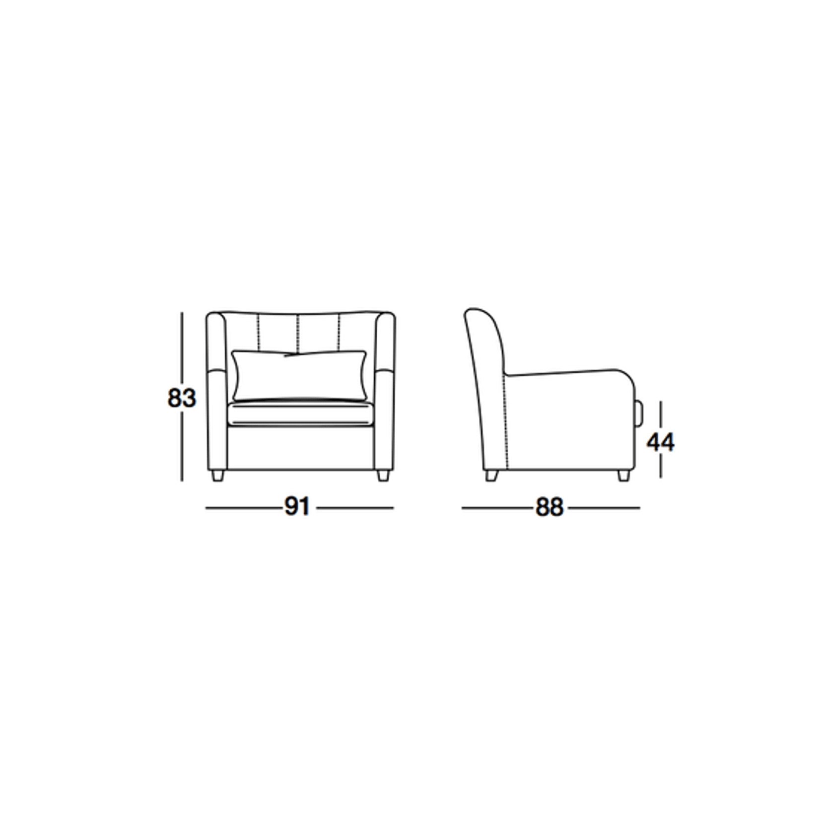 Big Mimilla Armchair gallery detail image