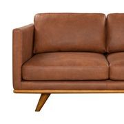 Manly Italian Leather Couch 3 Seater Hazel Lounge Sofa gallery detail image