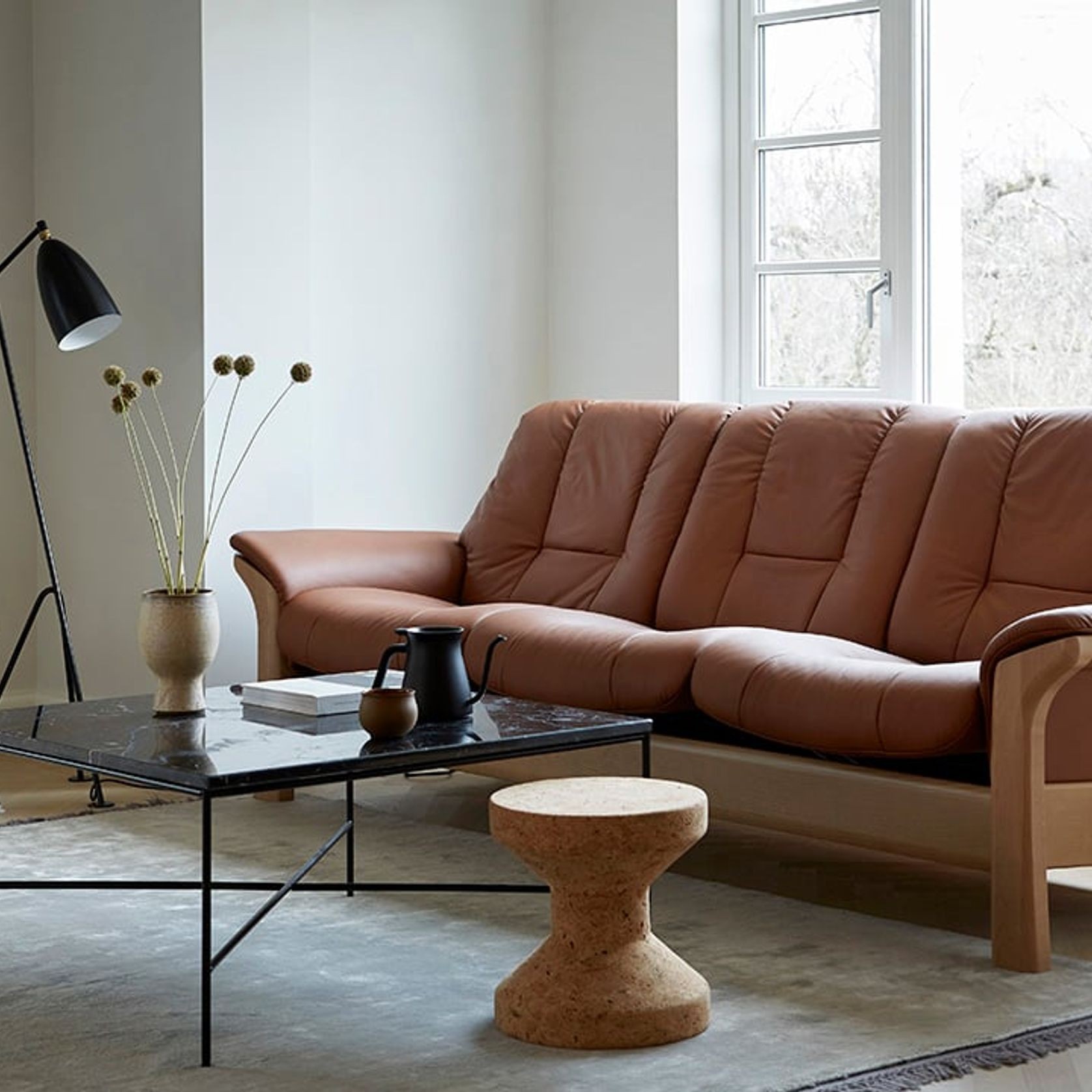 Stressless® Buckingham Low Back 2 Seater Sofa gallery detail image