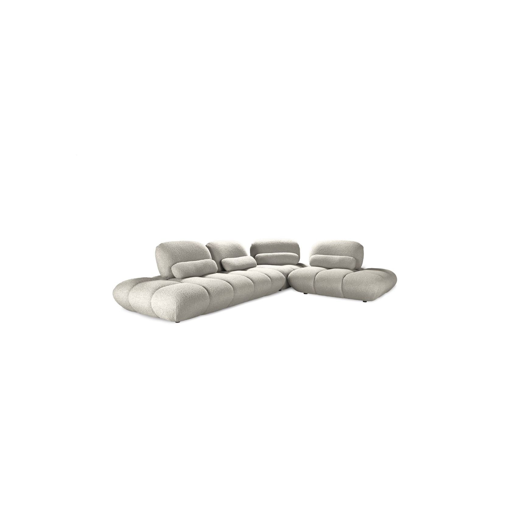 Script C-shaped modular sofa - right gallery detail image