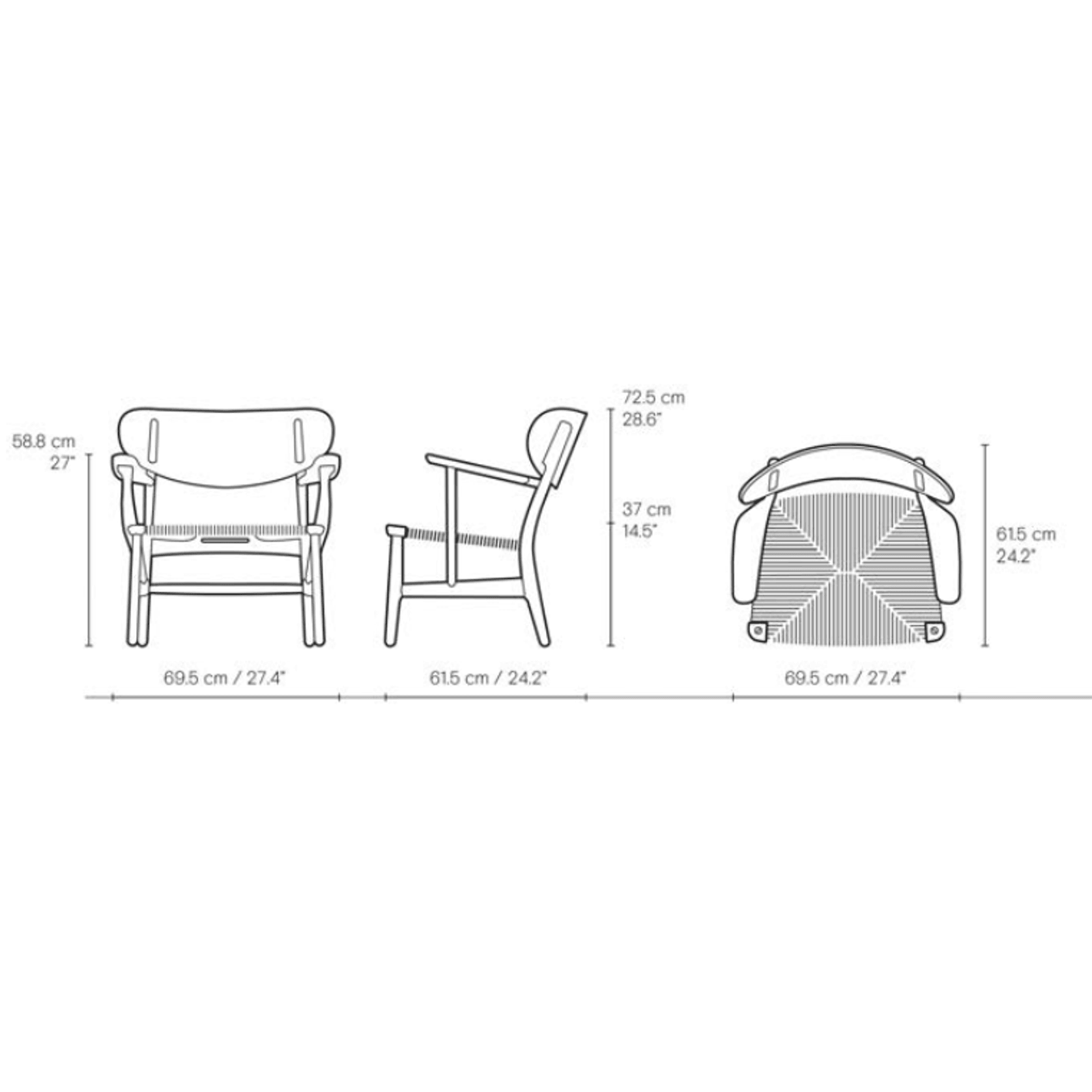 CH22 Easy Chair gallery detail image