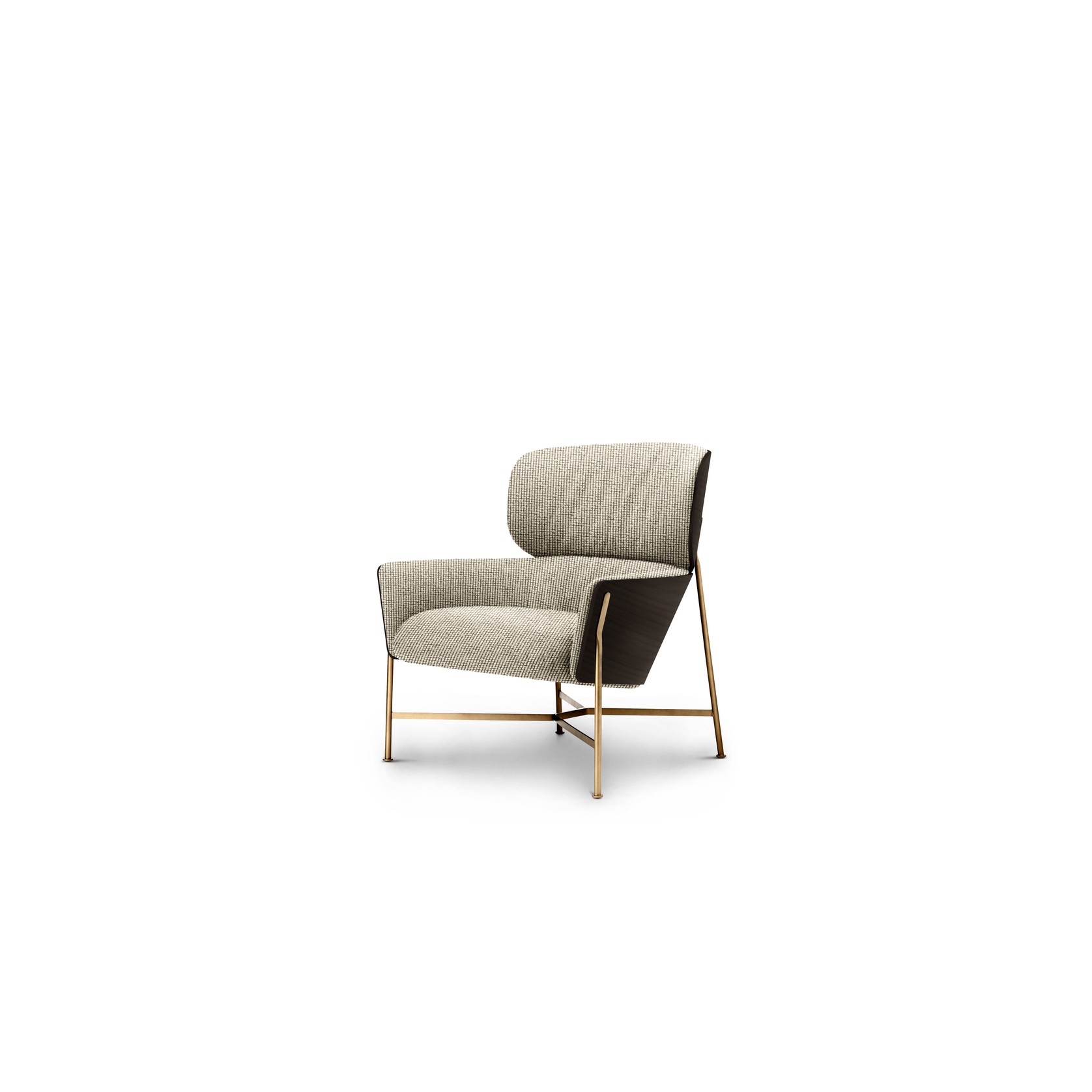 Caristo Low Back Fabric | Armchair gallery detail image