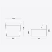 Curved Rufus Sofa gallery detail image