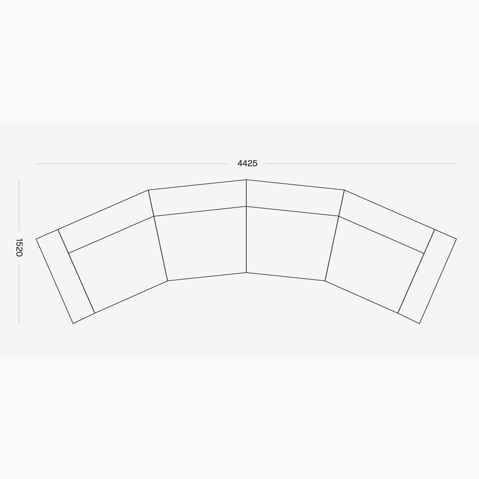 Curved Doug Sofa gallery detail image