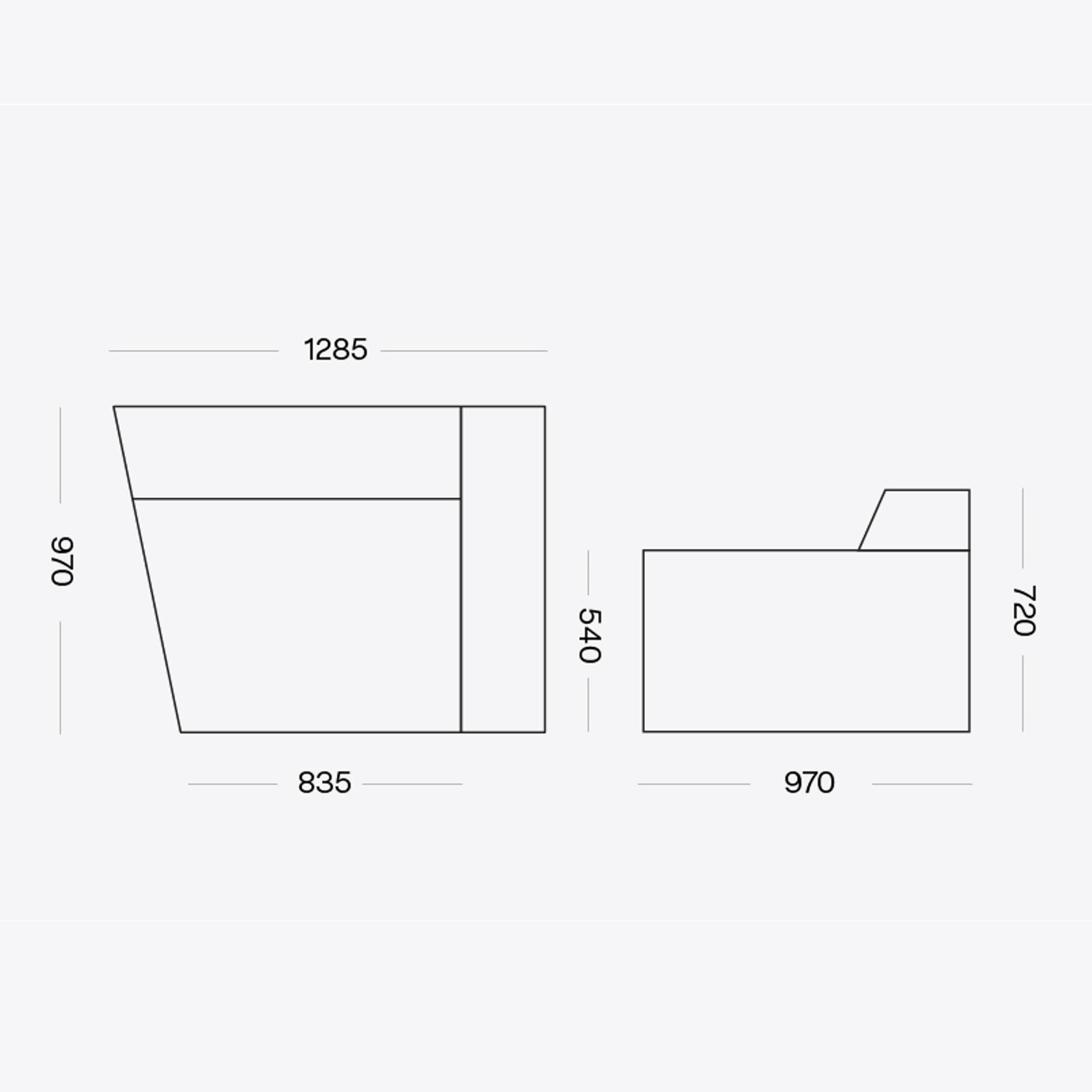 Curved Rufus Sofa gallery detail image