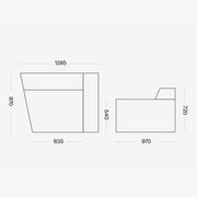 Curved Rufus Sofa gallery detail image