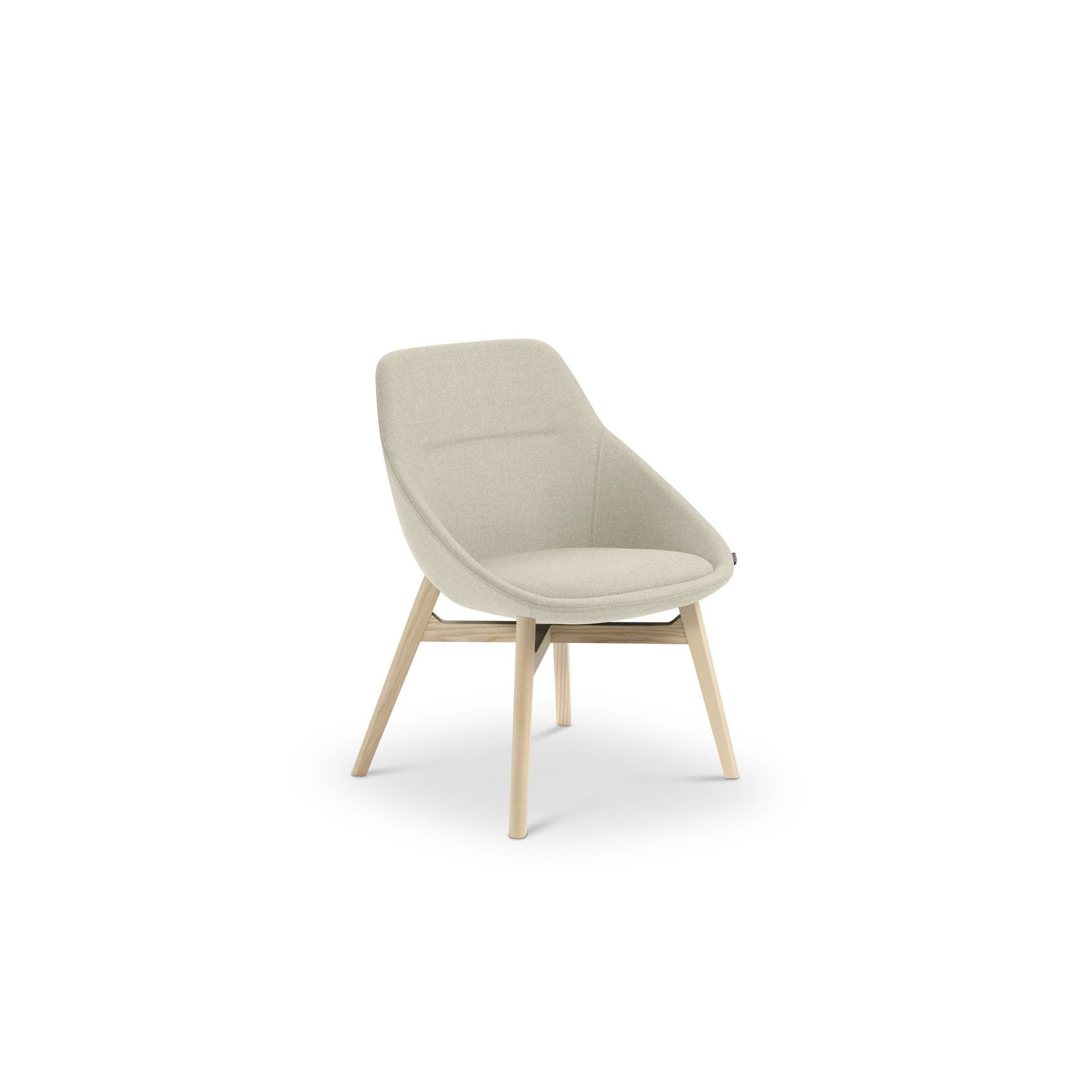 Ezy Wood Low Chair by Christophe Pillet gallery detail image
