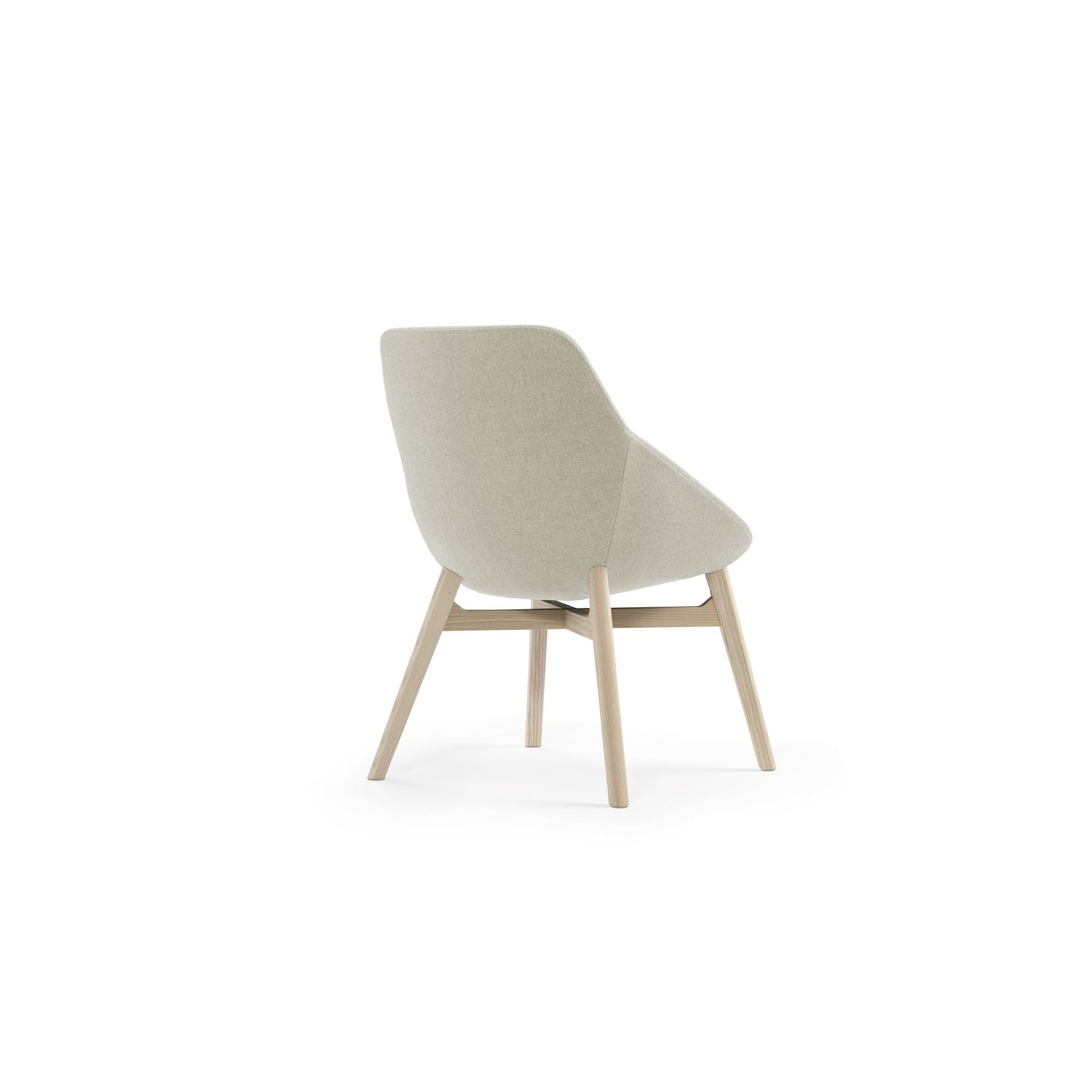 Ezy Wood Low Chair by Christophe Pillet gallery detail image
