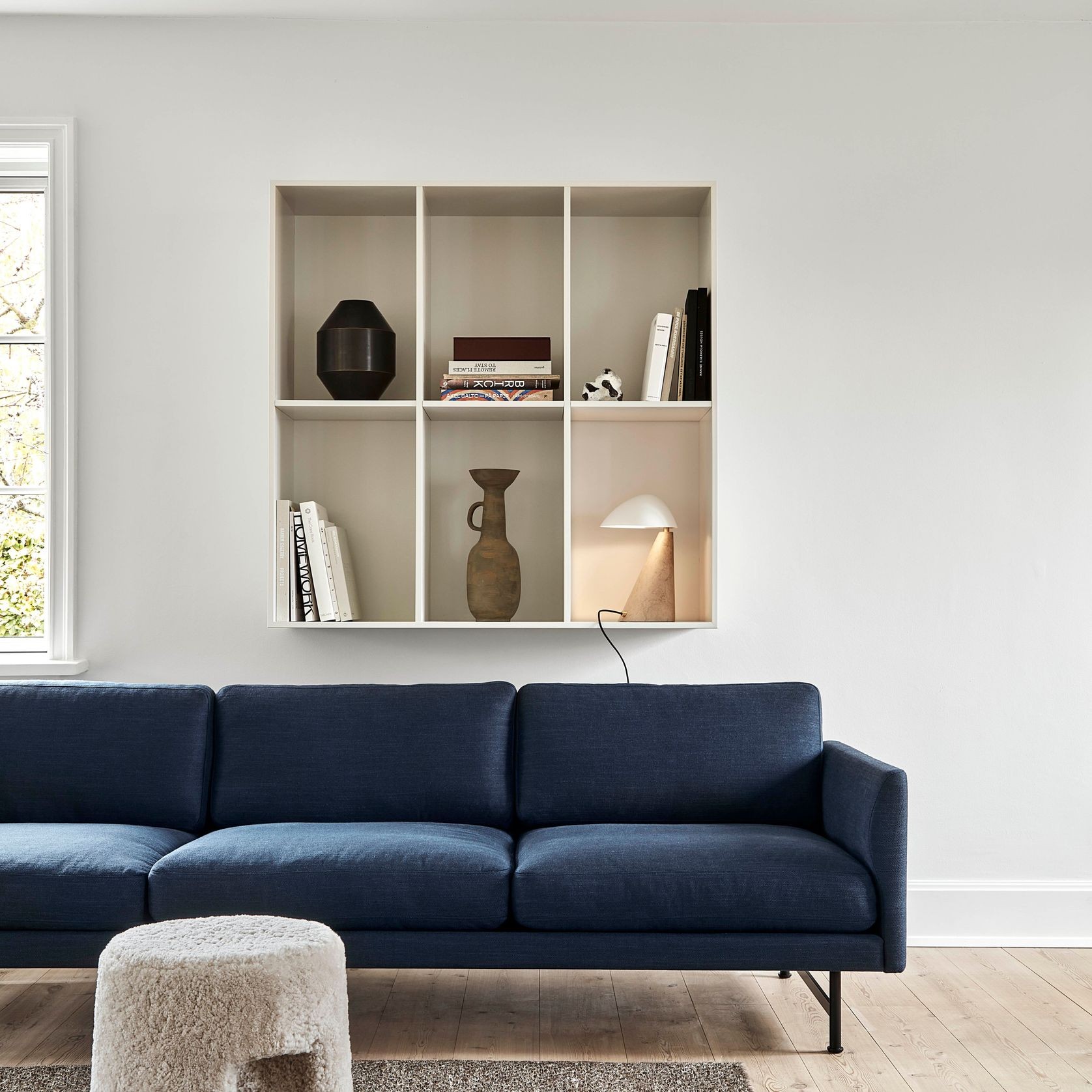Calmo 3-seater Sofa 80 Metal by Fredericia gallery detail image