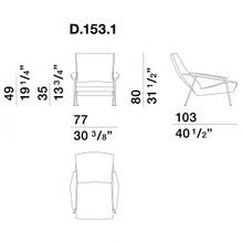 D.153.1 Lounge Chair by Molteni&C gallery detail image