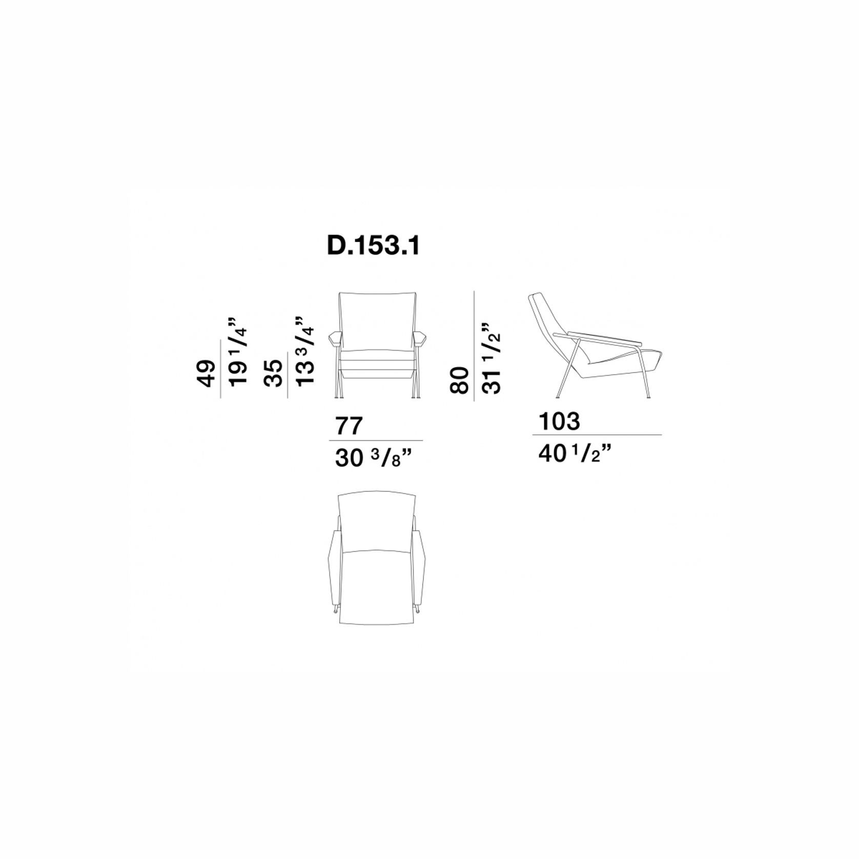 D.153.1 Lounge Chair by Molteni&C gallery detail image