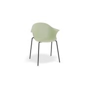 Pebble Armchair Mint Green with Shell Seat - Swivel Base gallery detail image