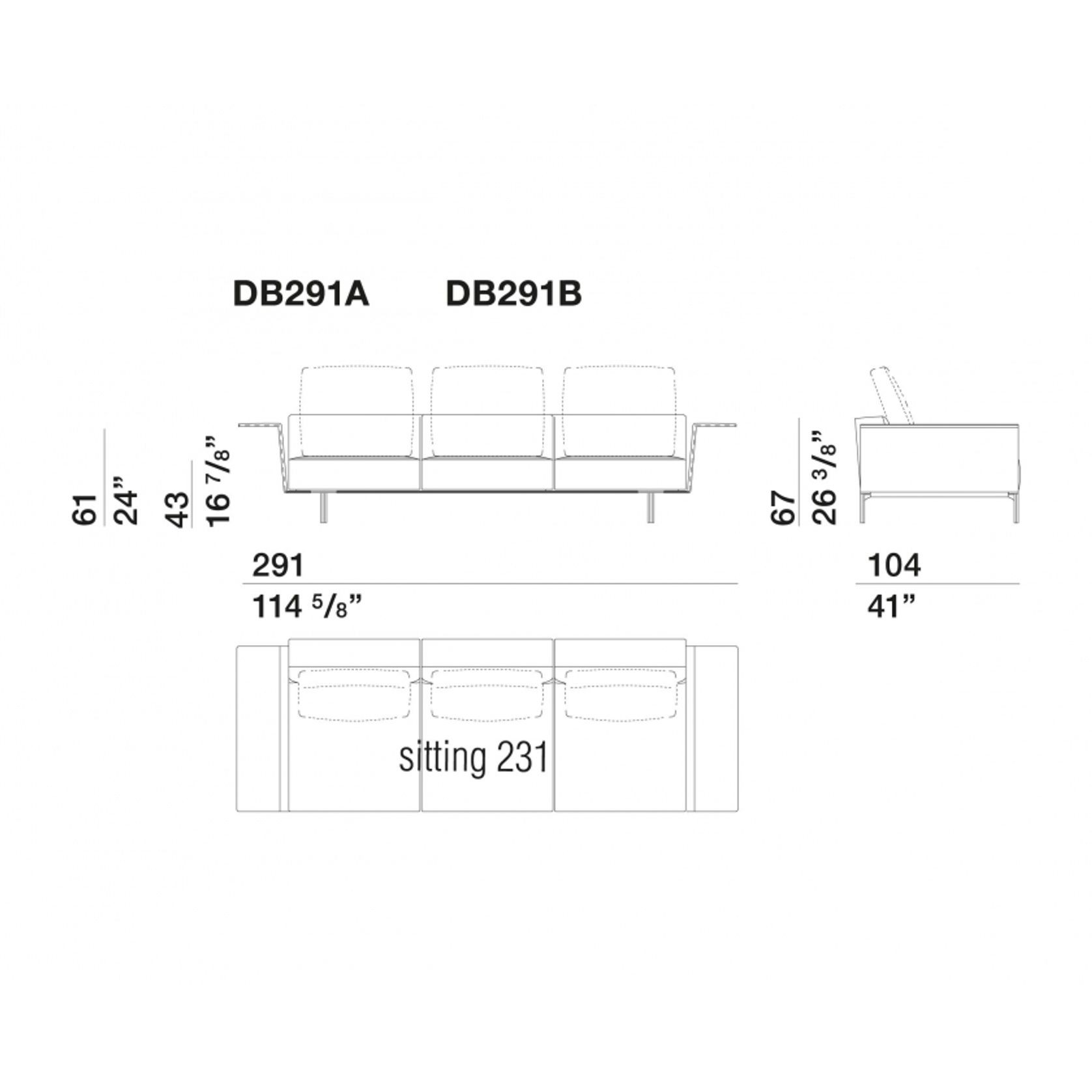 Gregor Sofa by Molteni&C gallery detail image