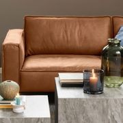 Enzo 2.5 Seat Sofa - Colorado Tan Leather Mix gallery detail image