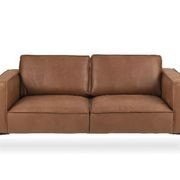 Enzo 2.5 Seat Sofa - Colorado Tan Leather Mix gallery detail image