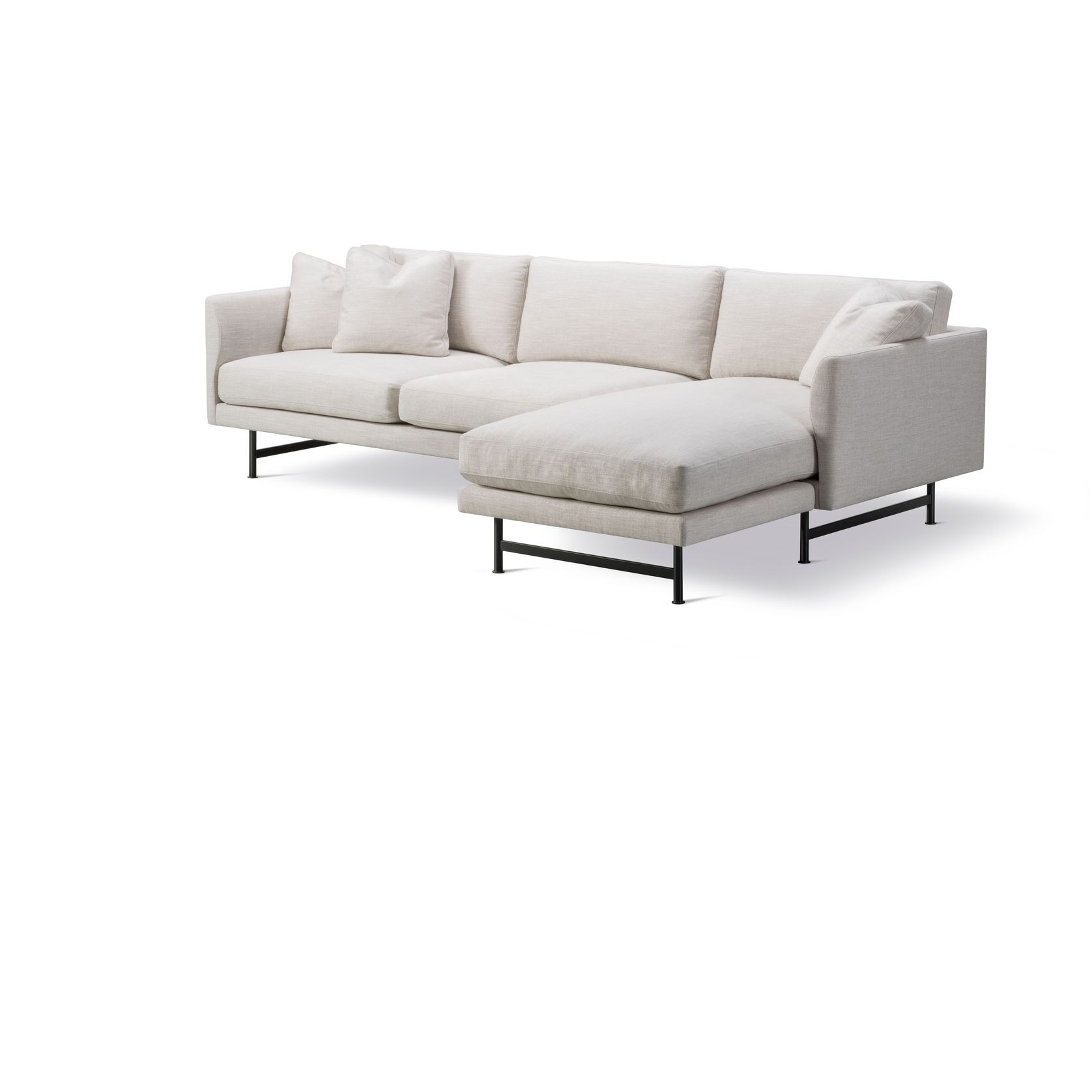 Calmo 3-seater Chaise 80 Metal Fredericia gallery detail image