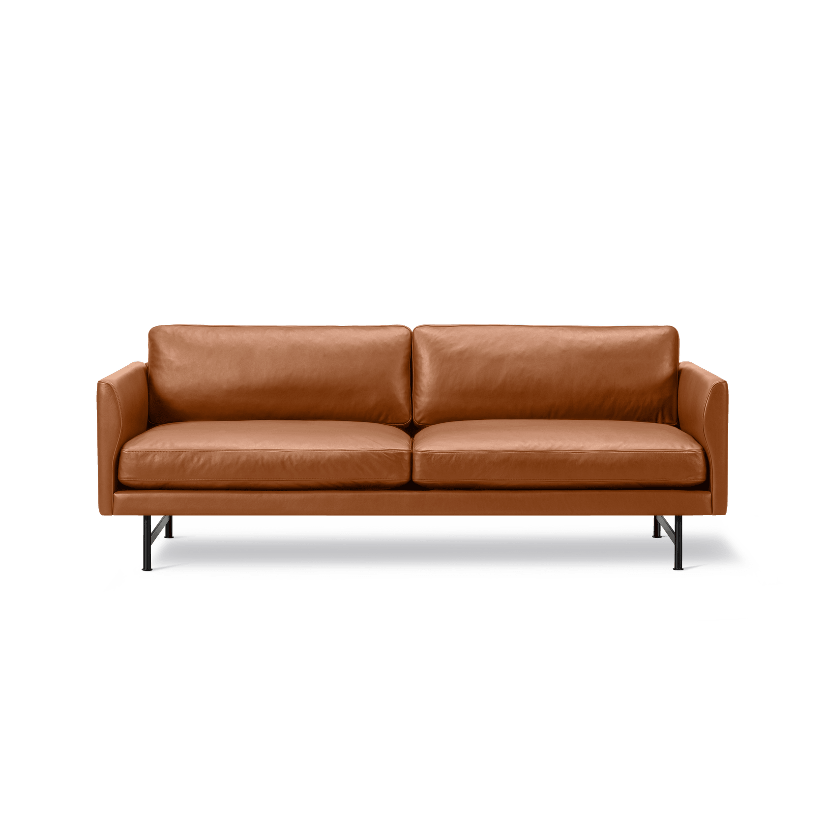 Calmo 2-seater Sofa 95 Metal by Fredericia gallery detail image
