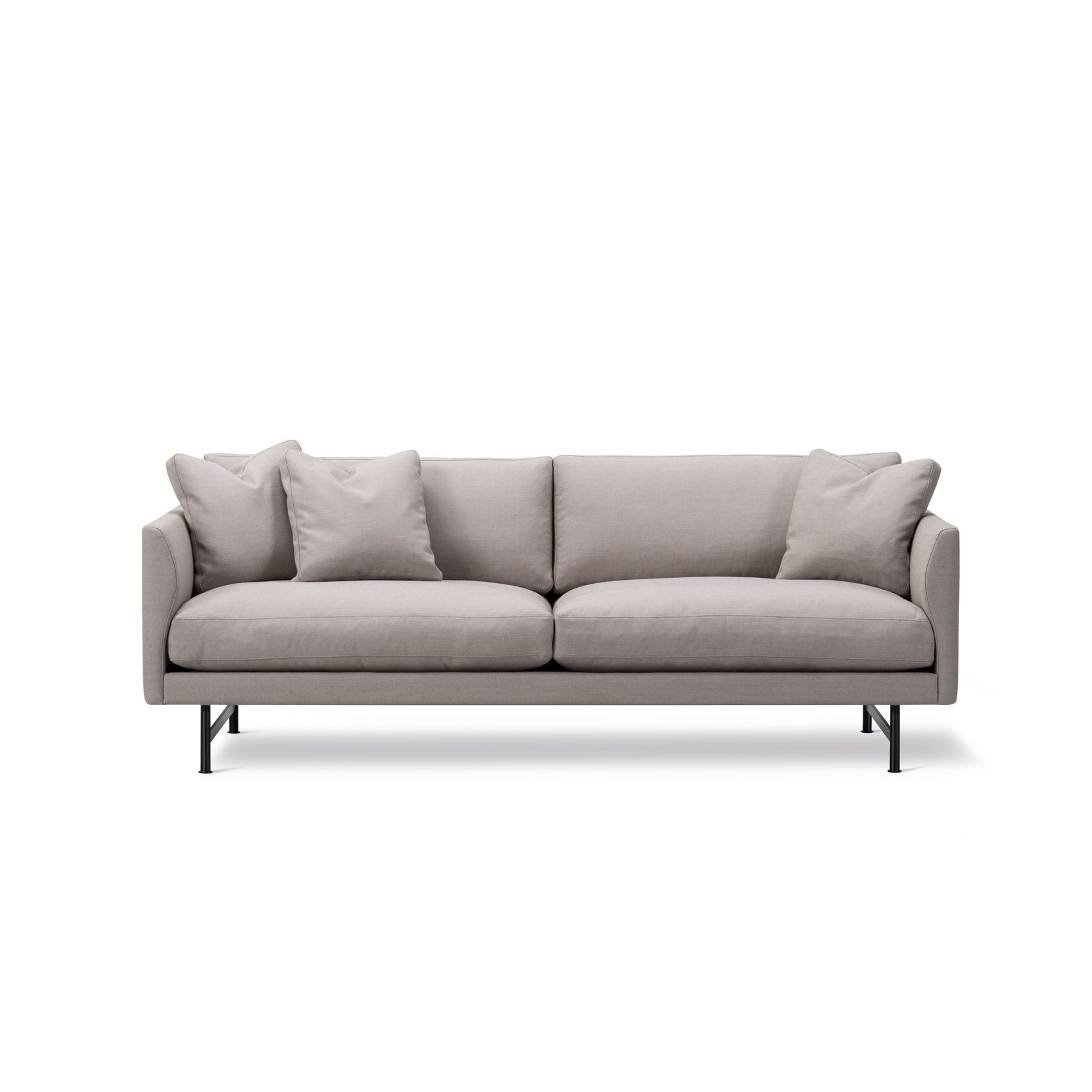 Calmo 2-seater Sofa 95 Metal by Fredericia gallery detail image