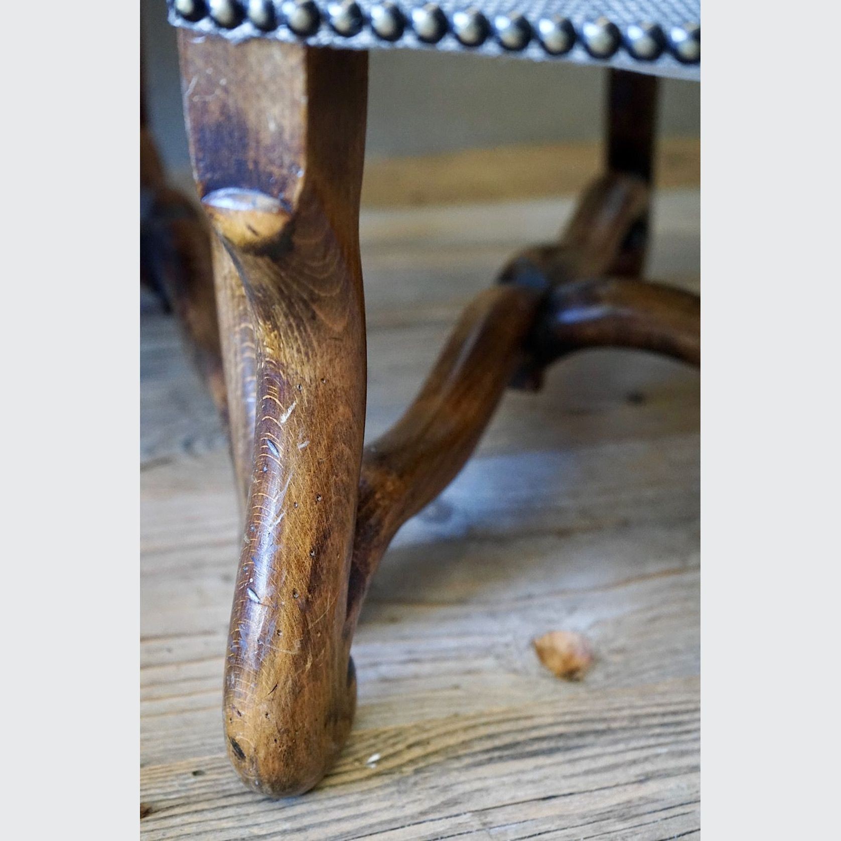 French Louis XIII Armchairs (Pair) gallery detail image