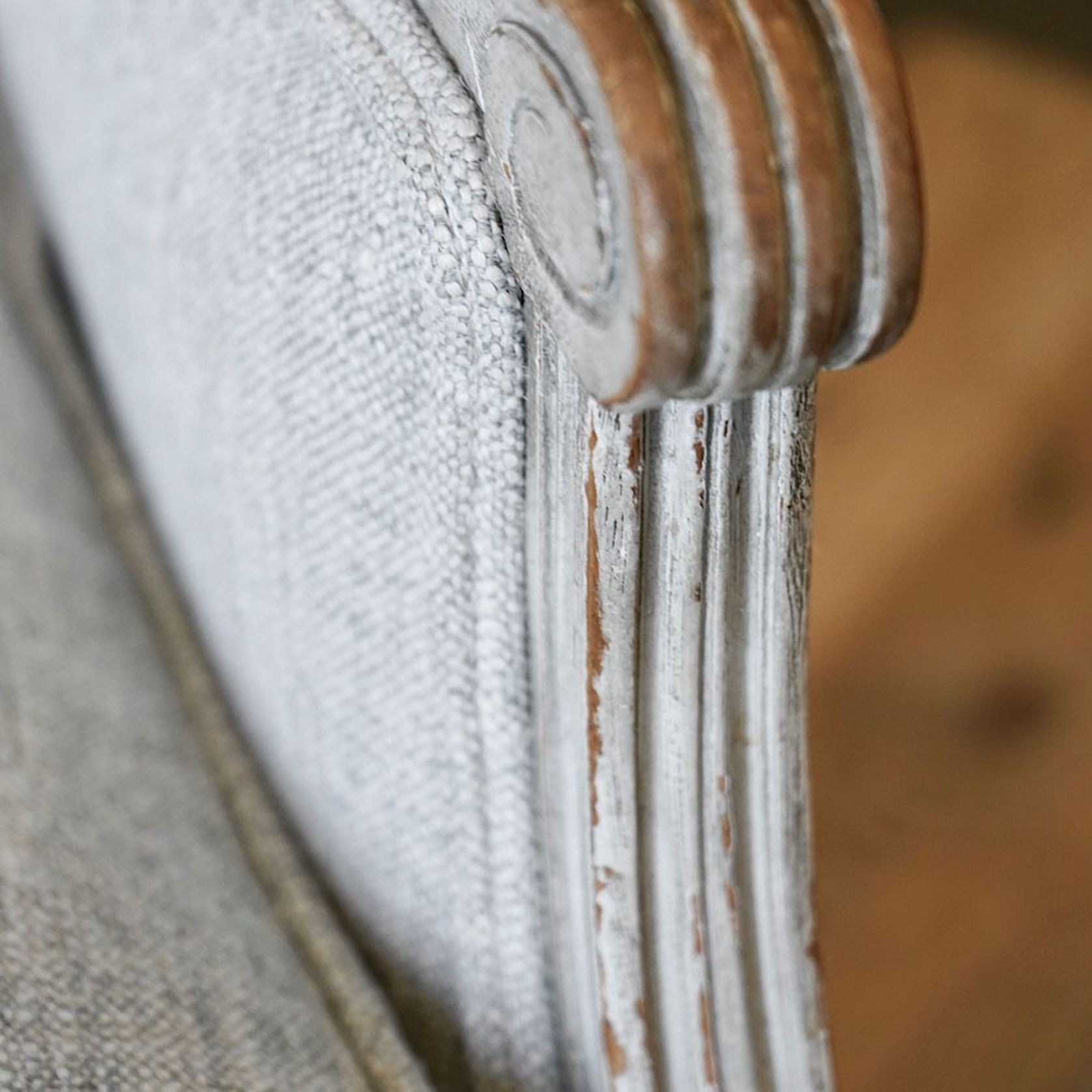 French Louis XVI Painted Armchairs (Pair) gallery detail image