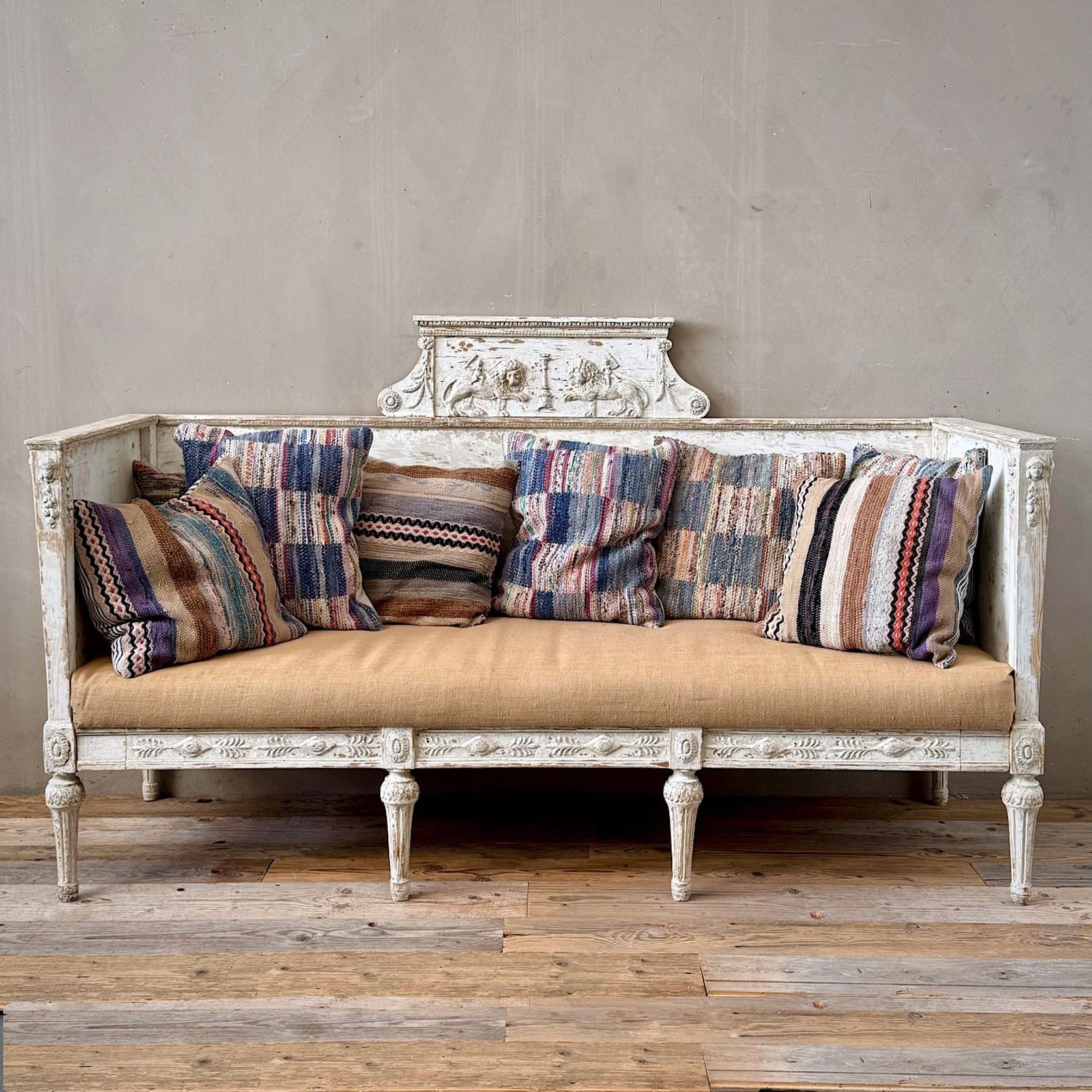 Antique Swedish Gustavian Sofa gallery detail image